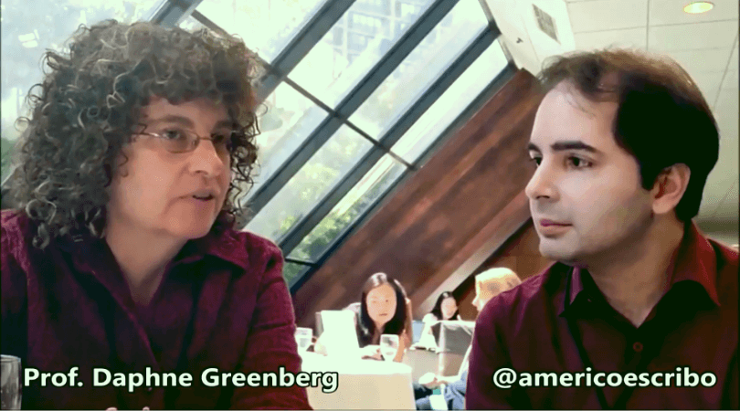 Daphne Greenberg e Américo Amorim conversam sobre aspectos fundamentais da alfabetização de adultos